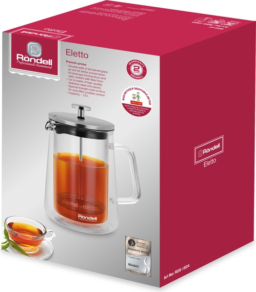 Френч-пресс Rondell Eletto RDS-1824
