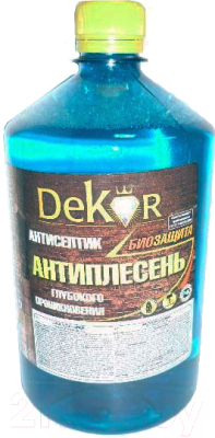 Антисептик для древесины Dekor Антиплесень - фото