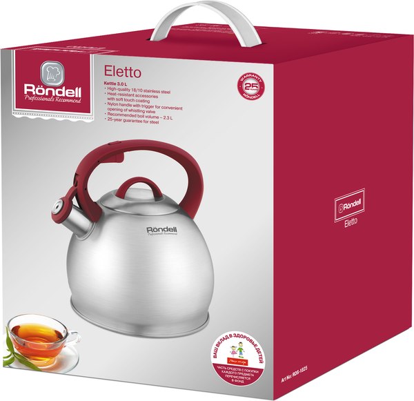Чайник со свистком Rondell Eletto RDS-1825