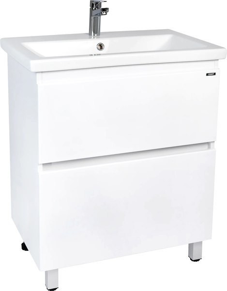 Тумба с умывальником Viant Мальта Como 60 / VMAL60COBEL-T2Y+S-UM-COM60/1-w - фото