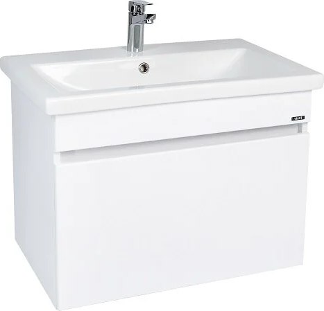 Тумба с умывальником Viant Мальта Como 60 / VMAL60COBEL-T1YP+S-UM-COM60/1-w - фото