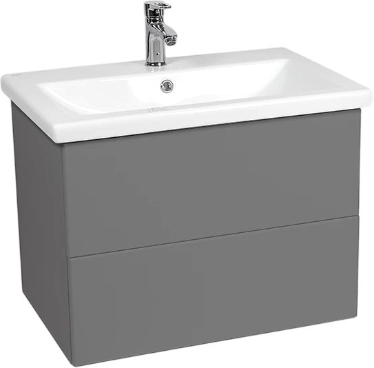Тумба с умывальником Viant София Como 60 / VSOF60COG-T2YP+S-UM-COM60/1-w - фото