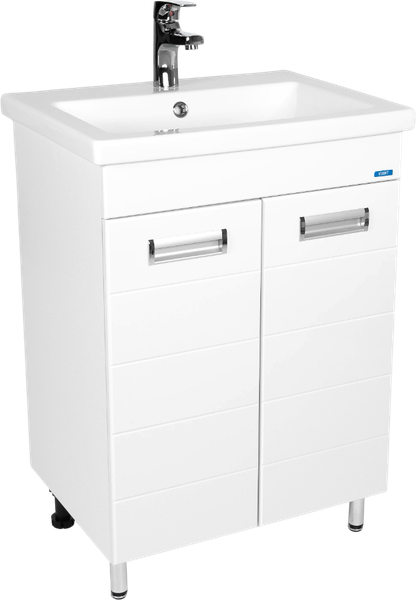 Тумба с умывальником Viant Вена Como 60 / VVEN60CO-T2ST+S-UM-COM60/1-w - фото