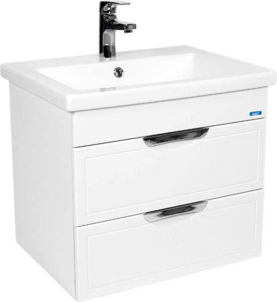 Тумба с умывальником Viant Лима Como 60 / VLIM60CO-T2YP+S-UM-COM60/1-w - фото