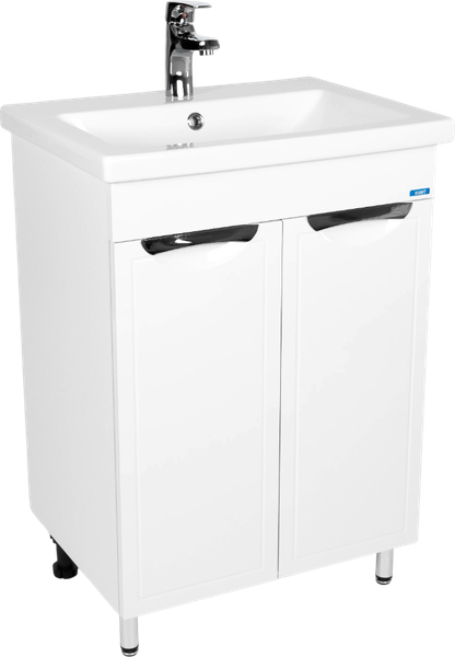 Тумба с умывальником Viant Лима Como 60 / VLIM60CO-T2ST+S-UM-COM60/1-w - фото