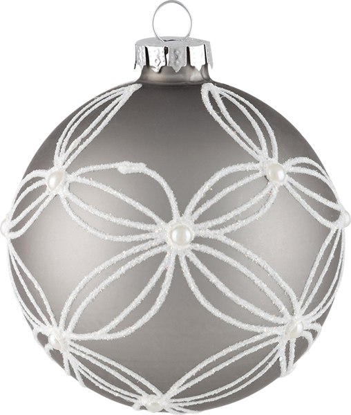 Шар новогодний Волшебная страна Орхидея / 108552 - фото