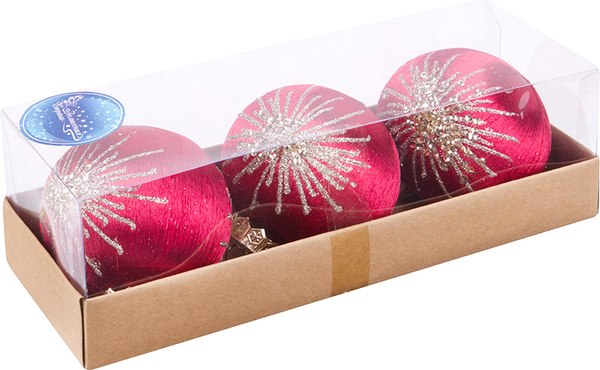 Набор шаров новогодних Волшебная страна SYQB-0124051 / 108509 - фото