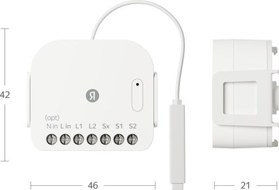 Умное реле Яндекс Двухканальное YNDX-00538