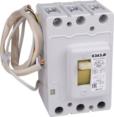 Выключатель автоматический КЭАЗ ВА57-35-341810-250А-750-690AC-НР230AC/220DC-УХЛ3 / 108935 - фото