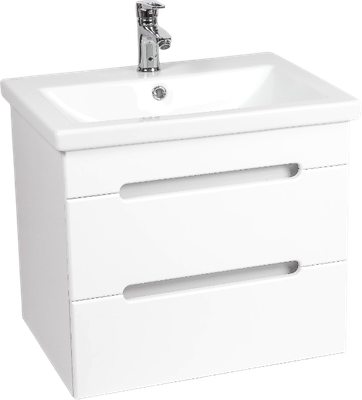 Тумба с умывальником Viant Марсель Como 70 / VMAR70CO-T2YP+S-UM-COM70/1-w - фото