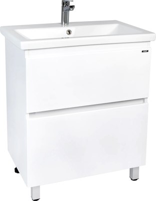 Тумба с умывальником Viant Мальта Como 70 / VMAL70COBEL-T2Y+S-UM-COM70/1-w - фото