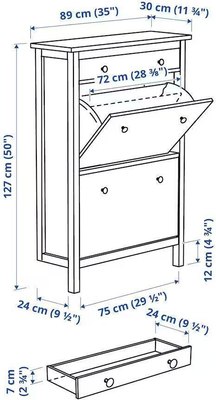 Тумба для обуви ММЦ Кантри 03