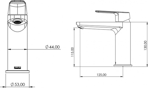 Смеситель Teska Quars E5618