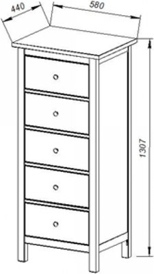 Комод ММЦ Кантри 05