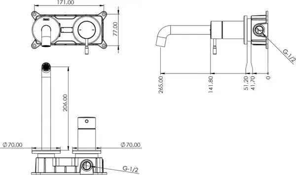 Смеситель Teska Atlas E5706