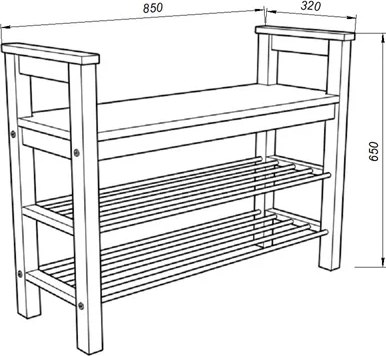 Банкетка ММЦ Кантри 85