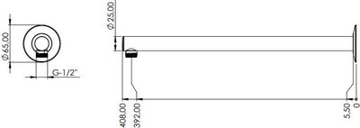 Излив Teska AKS3004