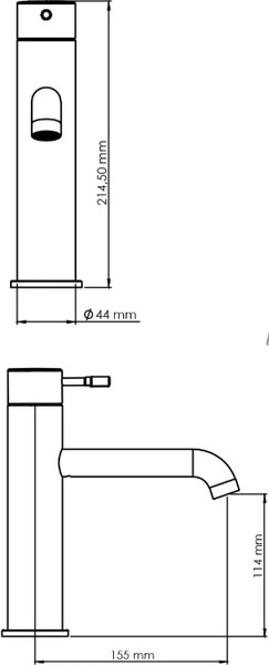Смеситель Teska Atlas Leo S Chelik LB4501
