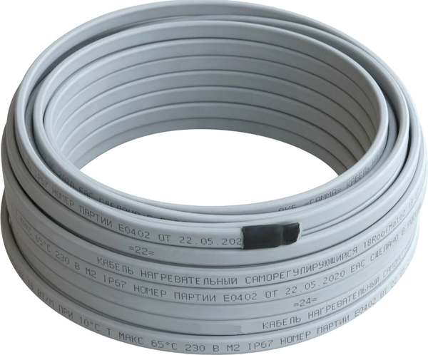 Греющий кабель для труб CTH НСК-16 PE без экрана - фото