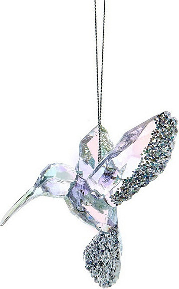 Елочная игрушка Kurt S. Adler Птицы с блестками / D4498 - фото