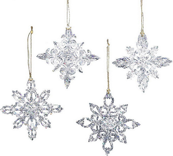 Елочная игрушка Kurt S. Adler Снежинка / W3613