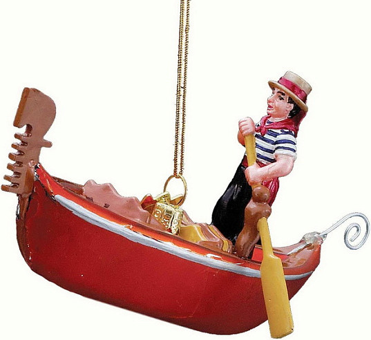 Елочная игрушка Kurt S. Adler Гондола / NB0272