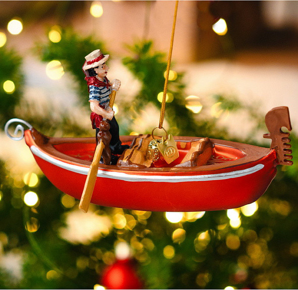 Елочная игрушка Kurt S. Adler Гондола / NB0272