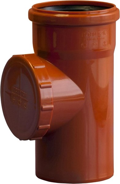 Ревизия наружной канализации Политэк ТПК 110 - фото