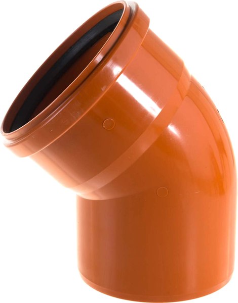 Отвод наружной канализации Политэк ТПК 160/45 ПП - фото