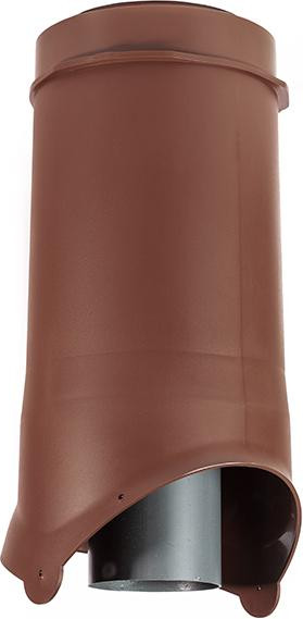 Выход вентиляционный на крышу Krovent Pipe-VT IS 125/100 is./500 RAL 8017 - фото