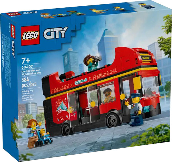 Конструктор Lego City Красный двухэтажный экскурсионный автобус 60407 - фото