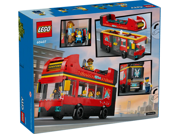 Конструктор Lego City Красный двухэтажный экскурсионный автобус 60407