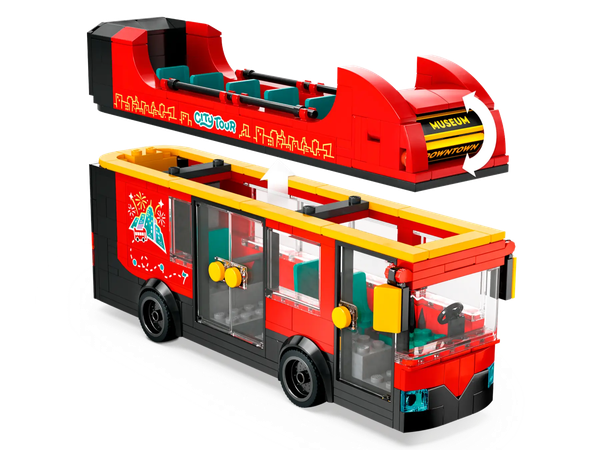 Конструктор Lego City Красный двухэтажный экскурсионный автобус 60407