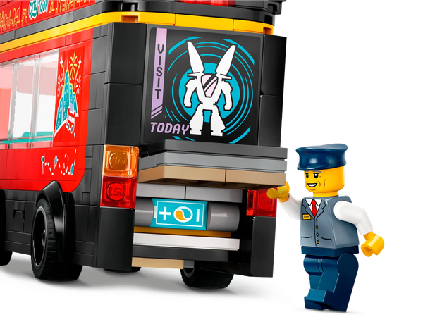 Конструктор Lego City Красный двухэтажный экскурсионный автобус 60407