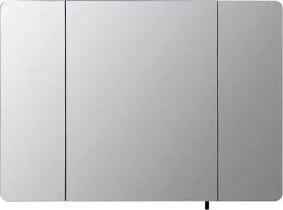 Шкаф с зеркалом для ванной Акватон Ар-Деко 85 / 1A280602DD6E0 (кашемир) - фото