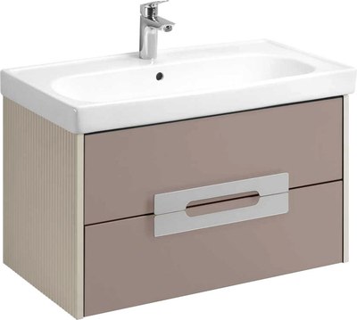 Тумба под умывальник Акватон Ар-Деко 85 / 1A280401DD6E0 (кашемир) - фото