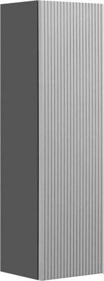 Шкаф-полупенал для ванной Акватон Ар-Деко / 1A280503DD8D0 (серый кобальт) - фото