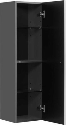 Шкаф-полупенал для ванной Акватон Ар-Деко / 1A280503DD8D0 (серый кобальт)