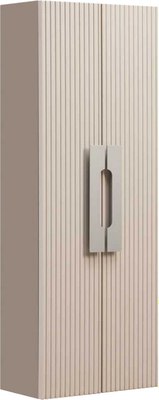 Шкаф-полупенал для ванной Акватон Ар-Деко / 1A284703DD6E0 (кашемир) - фото