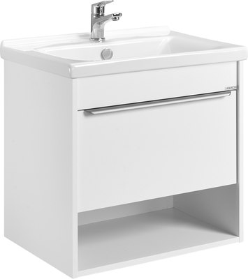 Тумба под умывальник Акватон Хоуп 60 / 1A287201HP2B0 (белый матовый) - фото