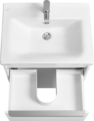 Тумба под умывальник Акватон Хоуп 60 / 1A287201HP2B0 (белый матовый)