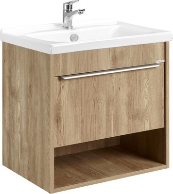 Тумба под умывальник Акватон Хоуп 60 / 1A287201HP6C0 (орех) - фото