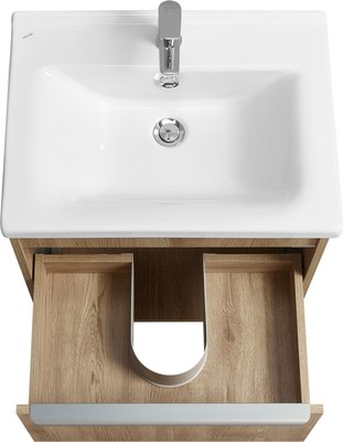 Тумба под умывальник Акватон Хоуп 60 / 1A287201HP6C0 (орех)