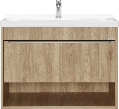 Тумба под умывальник Акватон Хоуп 80 / 1A287301HP6C0 (орех)