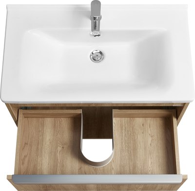 Тумба под умывальник Акватон Хоуп 80 / 1A287301HP6C0 (орех)