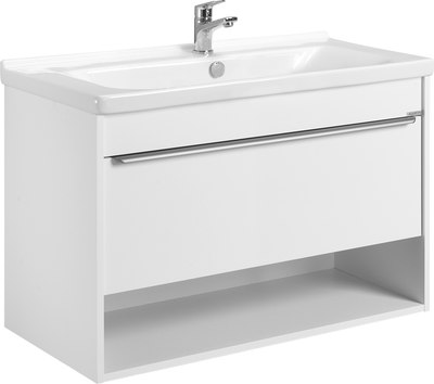 Тумба под умывальник Акватон Хоуп 100 / 1A287401HP2B0 (белый матовый) - фото