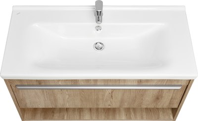 Тумба под умывальник Акватон Хоуп 100 / 1A287401HP6C0 (орех)