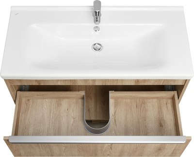 Тумба под умывальник Акватон Хоуп 100 / 1A287401HP6C0 (орех)