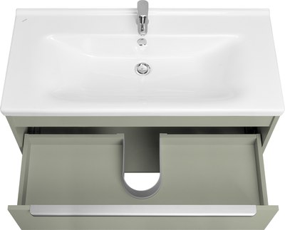 Тумба под умывальник Акватон Хоуп 100 / 1A287401HP9D0 (хаки)