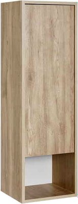 Шкаф-полупенал для ванной Акватон Хоуп / 1A287503HP6C0 (орех) - фото